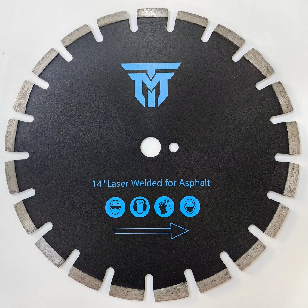 TM 14" Diamond Blade Laser Welded for Asphalt