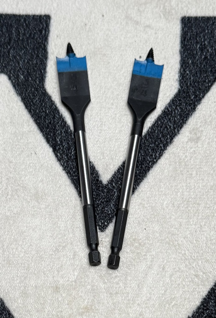 Trademark 3/8 x 6" Spade Bit with Drillbit Tip