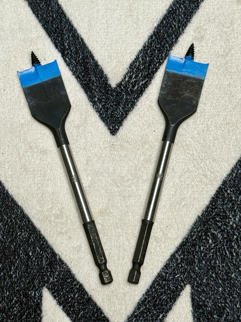 Trademark 5/8 X 6" Spade Bit with Drill bit Tip