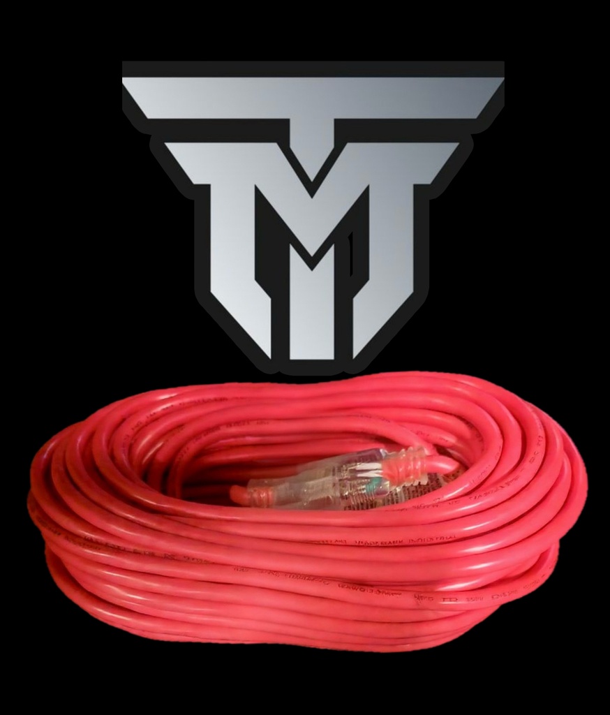 TM 50' 12 Gauge Ext. Cords Bright Pink 