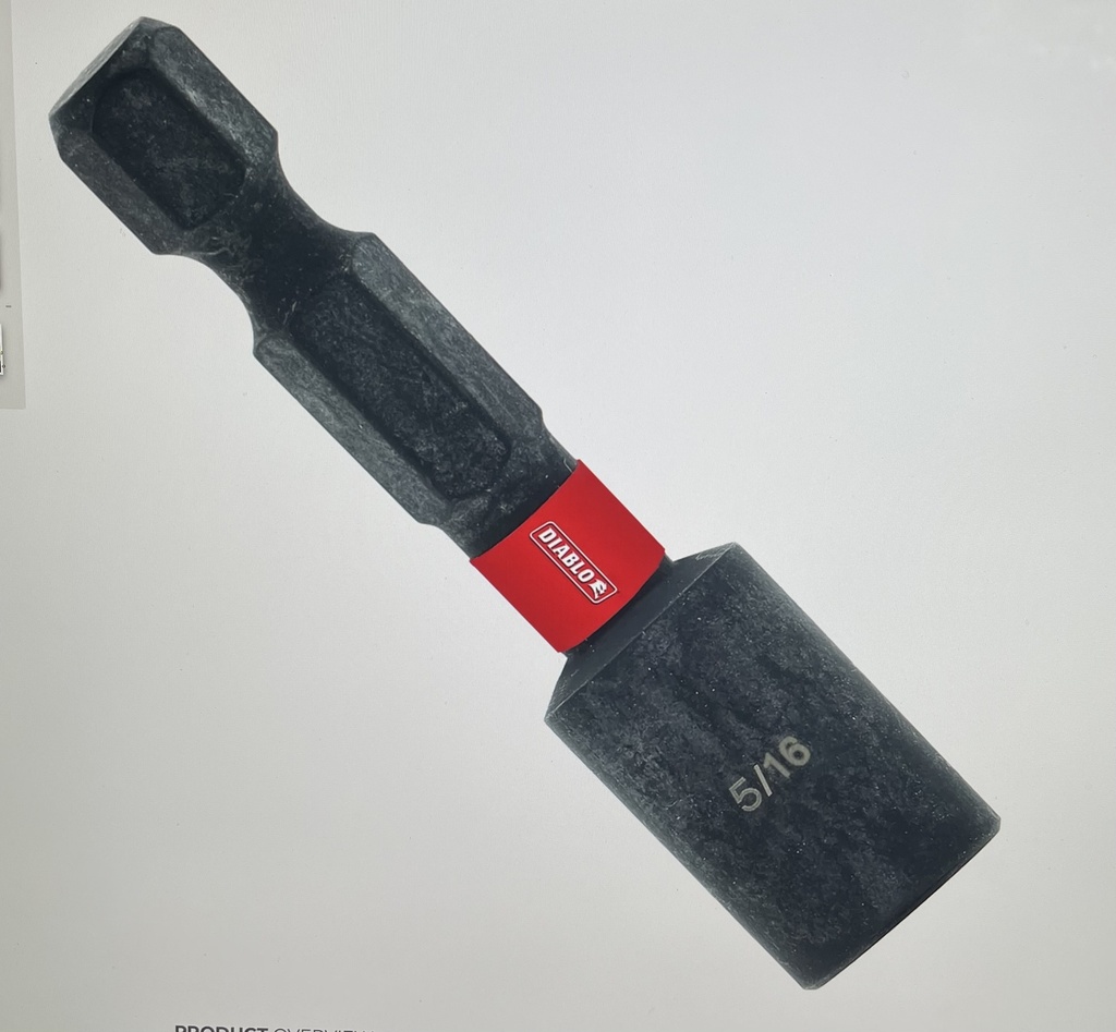 Diablo 5/16"x 1-7/8" Magnetic Nut Setter[4-4]
