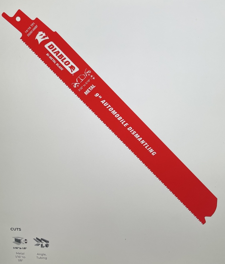 Diablo 9" Met. 14/18 TPI [31-1]