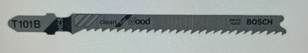 Bosch 4" 10TPI Clean For Wood Jigsaw Blade