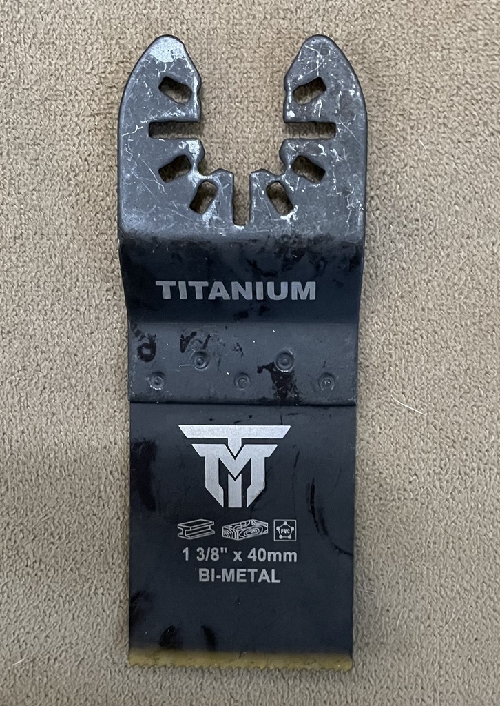 TRADEMARK 1 1/4" TITANIUM OSCILLATING