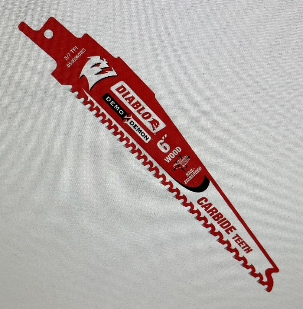 Diablo 6" Carbide Wood w/ Nails