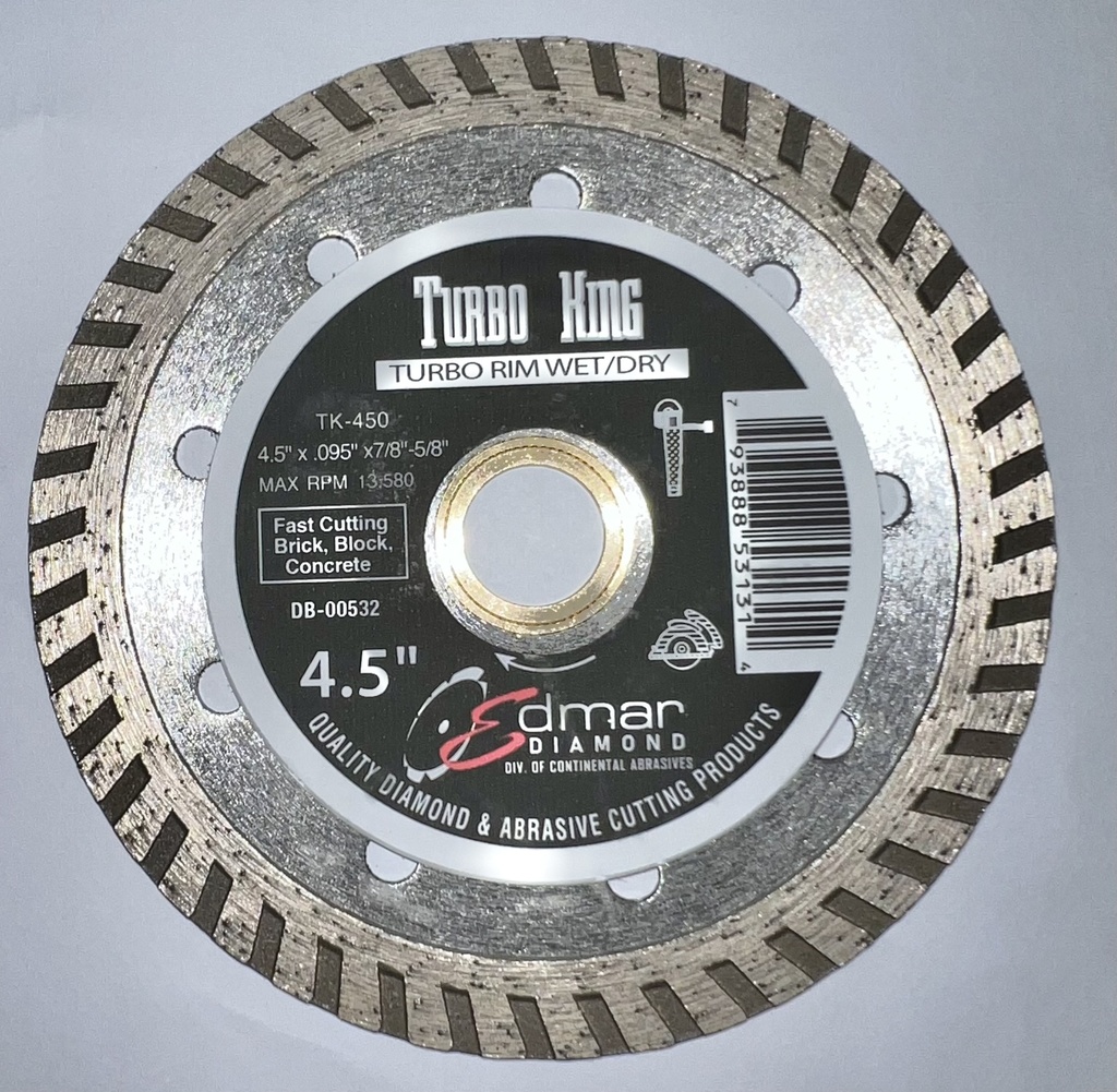 Edmar 4-1/2" Turbo Diamond Blade