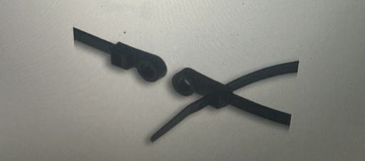 [1450MTBACT] ACT 14" 50LB Mounting Black CT (100 ct.)[83-W]