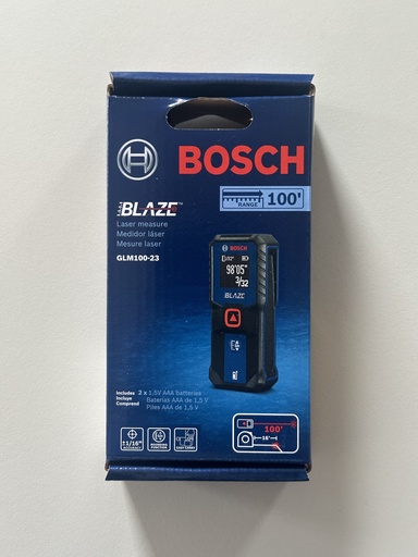 [GLM100-23 (OUT OF STCK)] Bosch 100 FT. Laser Measure