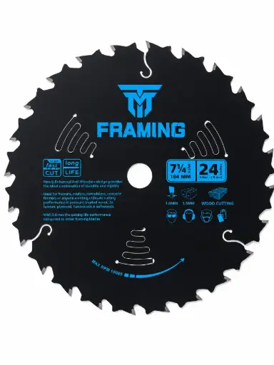 [TM71424] Trademark 7-1/4" 24 Tooth Circular Saw Blade[34-W]
