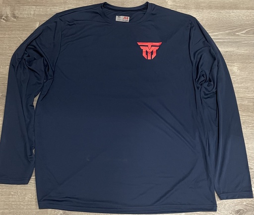 [TMDFLSNM] TM Dri-fit Long Sleeve T-Shirt Navy (M)