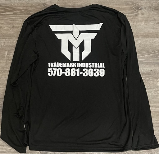 [TMDFLSBXXL] TM Dri-fit Long Sleeve T-Shirt Black (XXL)