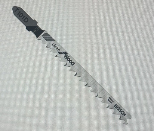[T101D] Bosch 4" 6TPI Wood Jigsaw Blade