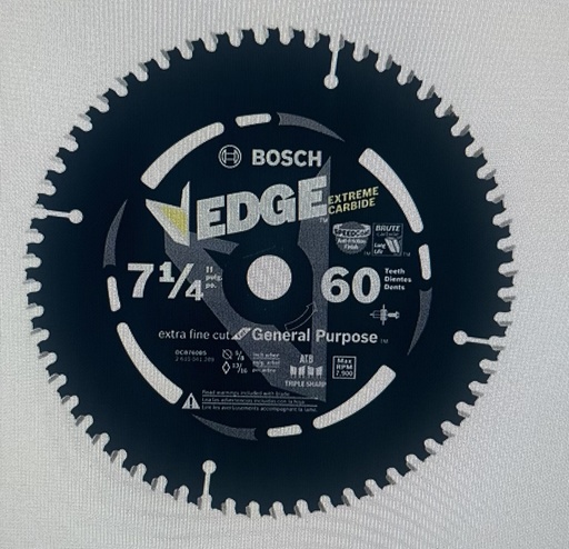 [DCB760] Bosch 7-1/4" 60T Circular Saw Blade