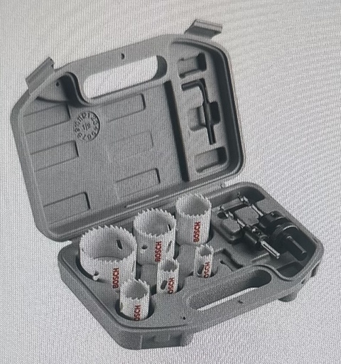 [HSBIM9] Bosch 9PC General Purpose BM Holesaw Kit