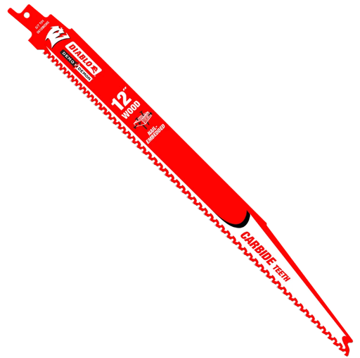 [DS1206CWS] Diablo Carbide 12" Wood Demo 5/7TPI Sawzall Blade