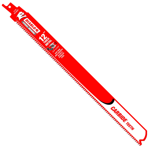 [DS1208CF] Diablo Carbide 12" Metal 8TPI Sawzall Blade 