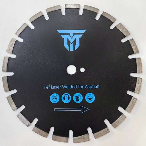 [TM14DIAASPH] TM 14" Diamond Blade Laser Welded for Asphalt