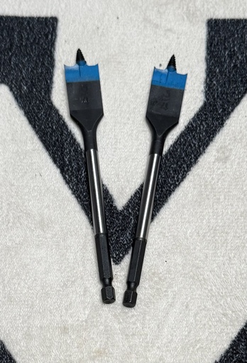 [TMISB38] Trademark 3/8 x 6" Spade Bit with Drillbit Tip