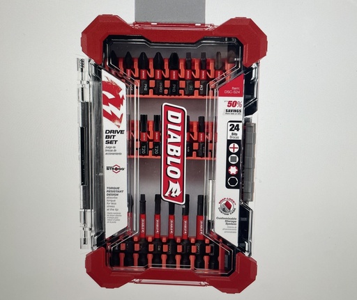 [DSC-S24] Diablo: 24 pc Screwdriving Set