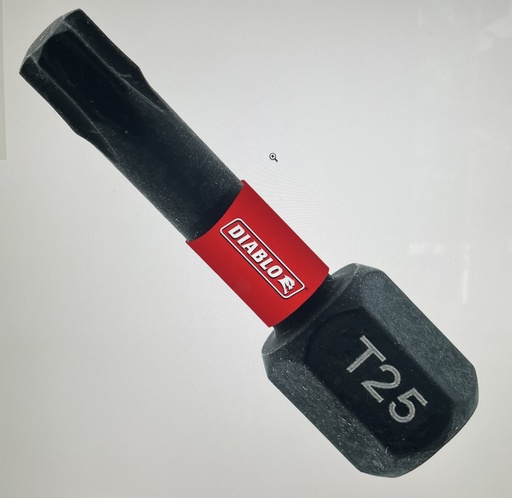 [DT251P] Diablo 1" T-25 Bits