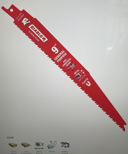 [DS0914BGP] Diablo 9” General Purpose Demo [31-2]