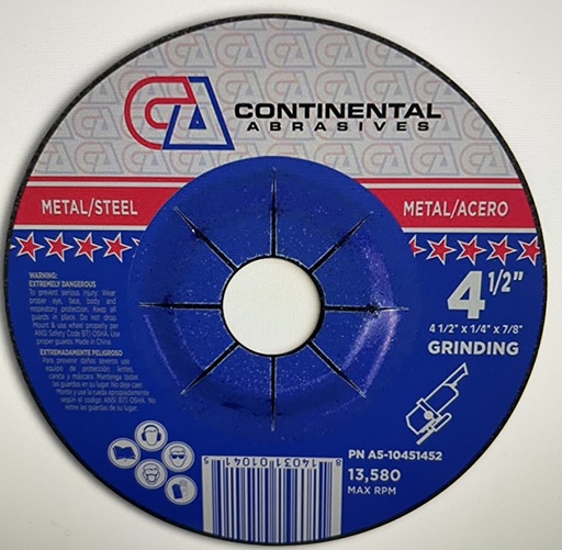 [A4-10450252] Continental 4 1/2" TYPE 27 CUT