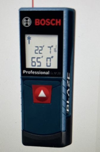 [GLM20 (OUT OF STOCK)] BOSCH 65 FT LASER MEASURE