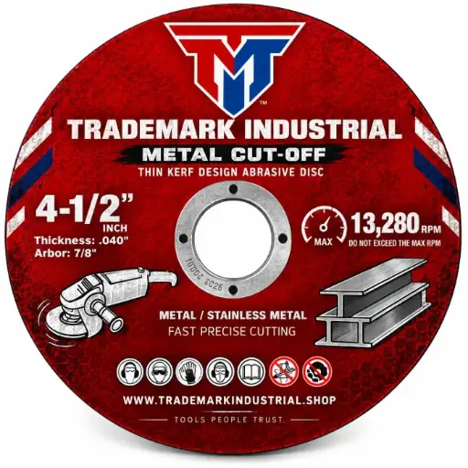 [TM412T1] Trademark 4-1/2" T-1 Cut Wheels[41-3]