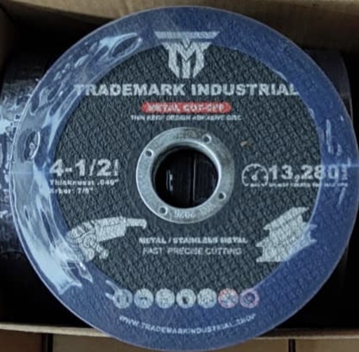 [TM412T1] Trademark 4-1/2" T-1 Cut Wheels