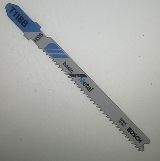 [T118B] Bosch 4" Metal Jigsaw Blade