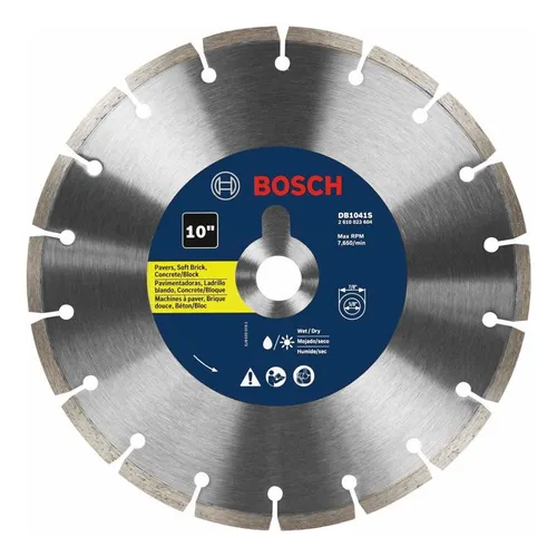 [DB1041S] Bosch 10" DIAMOND Blade PAVERS, SOFT BRICK, CONCRETE/BLOCK